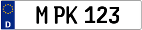 Truck License Plate